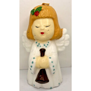 Vintage Christmas Angel Candle New in Packaging 5.5" SKU H576